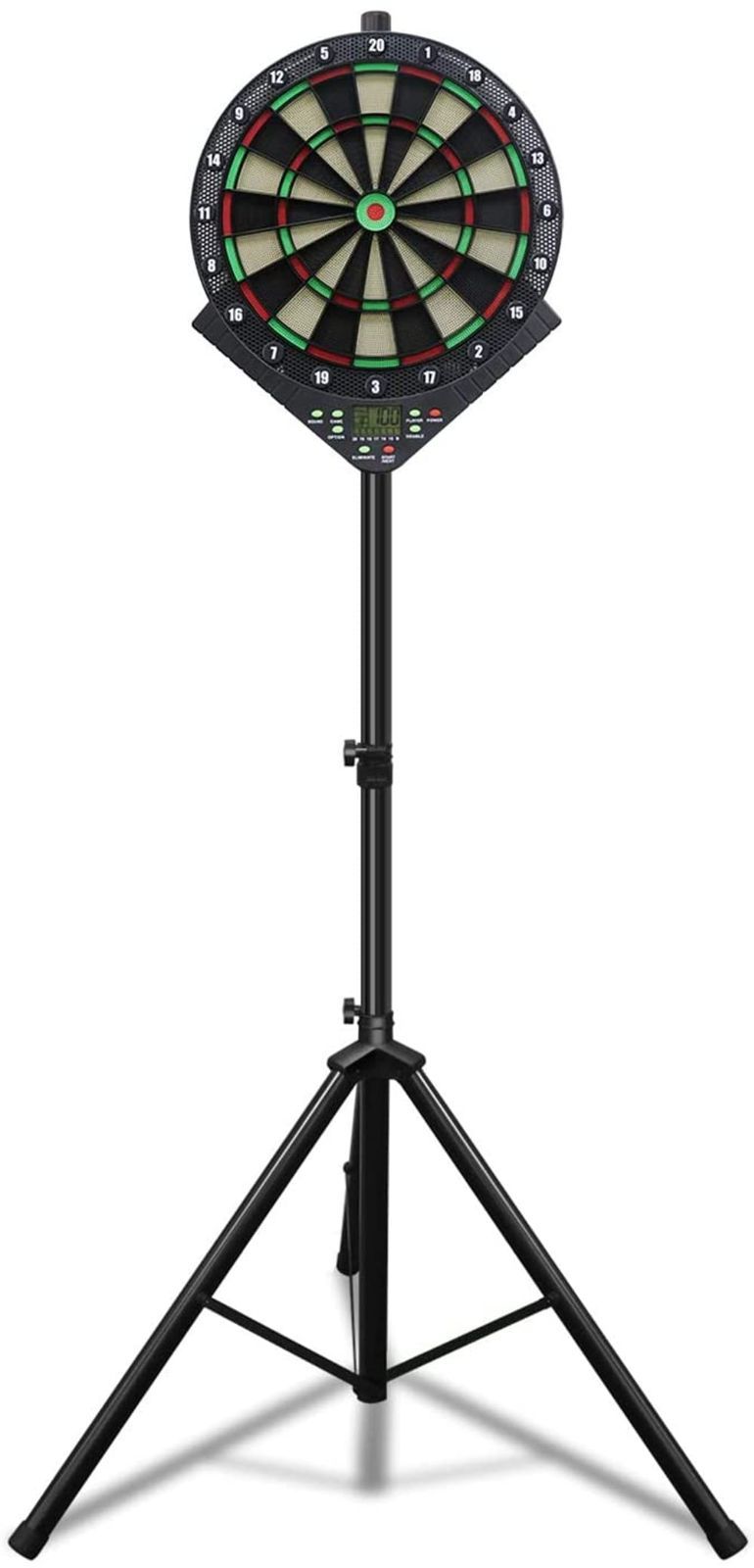 2021最新式 ダーツスタンド 自立式 簡単に組立 ダーツホルダー付属 DARTSLIVE-ZERO BOARD兼用 安定性のある大型アジャスター 足 採用 インテリアの雰囲気を邪魔しない 式