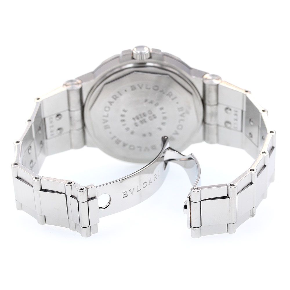 ブルガリ BVLGARI SD38S ディアゴノ スクーバ デイト 自動巻き メンズ_