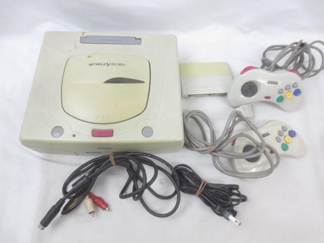 中古品 ゲーム セガ セガサターン 本体 HST-3220 動作品 周辺機器付き