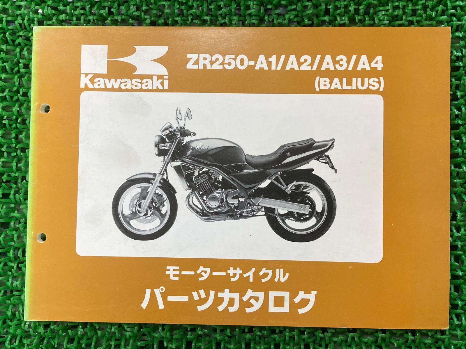 バリオス パーツリスト ZR250-A1 A2 カワサキ 正規 中古 バイク 整備書 ZR250-A1 ZR250-A2 ZR250-A3  ZR250-A4 ZR250A 2 - メルカリ