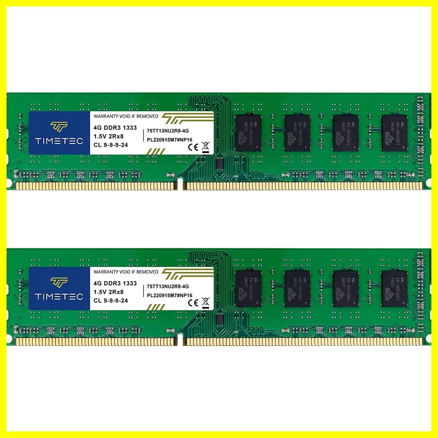 新着商品】低密度 UDIMM Pin 8GB 8GB 240 PC3-10600 1333MHz DDR3