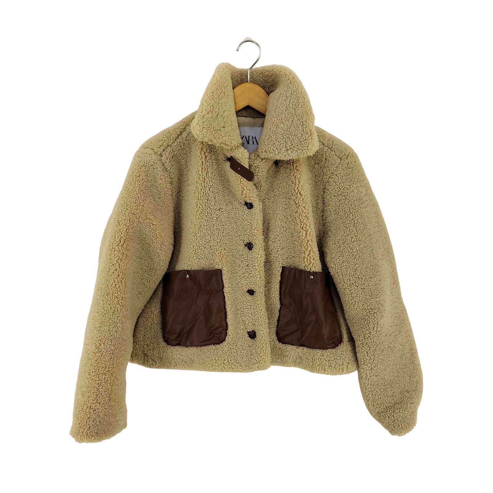 新品未使用　25000円定価ZARAボアジャンパー ザラ ZARA ボアジャケット レディース import：M - メルカリ