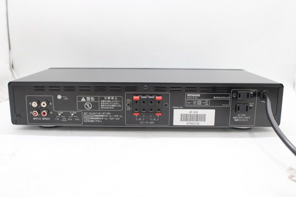 ジャンク JOYSOUND パワーアンプ AP-500 カラオケ ジョイ