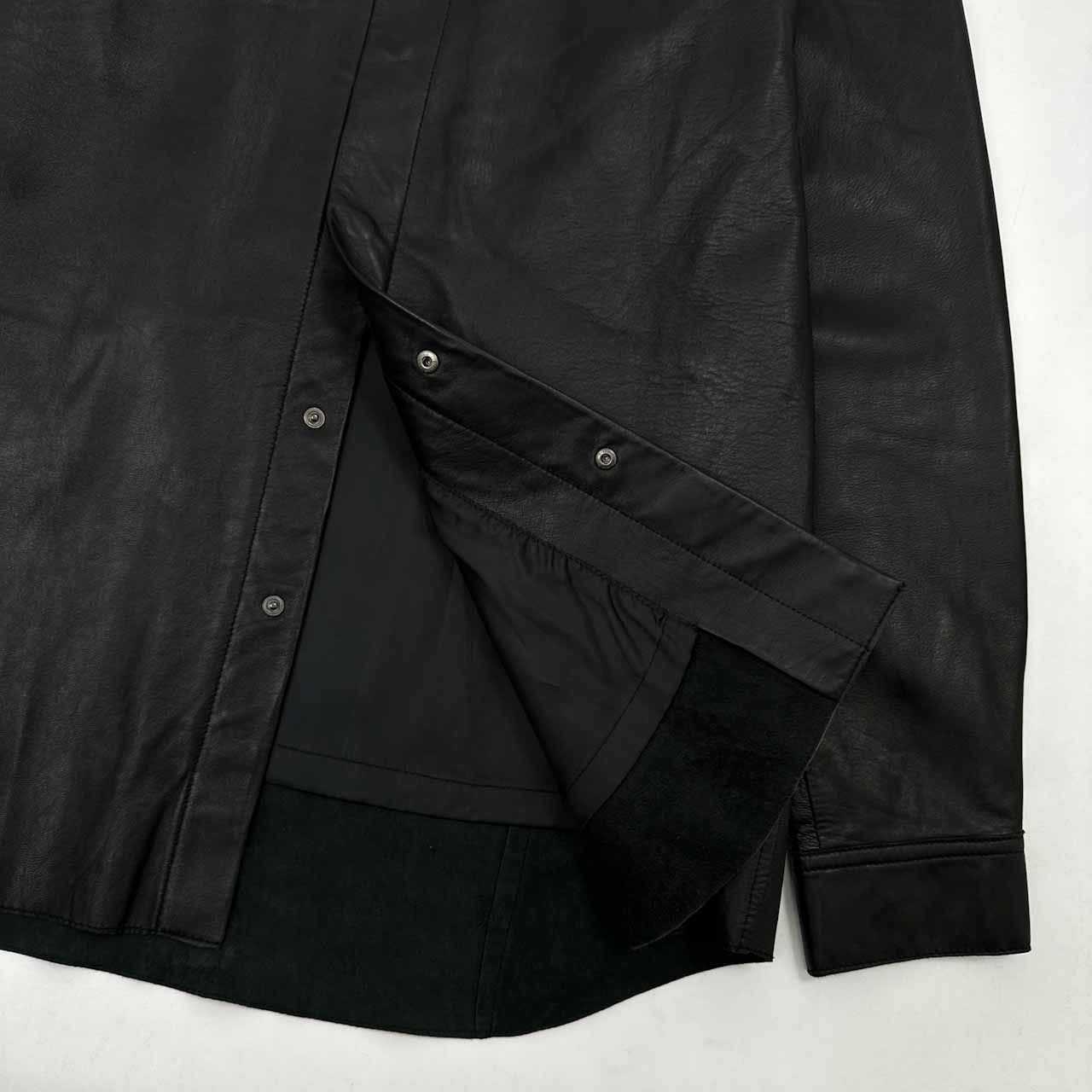 90s 00s Y2K ヴィンテージ DKNY 羊革 本革 ラムレザー シープスキン 