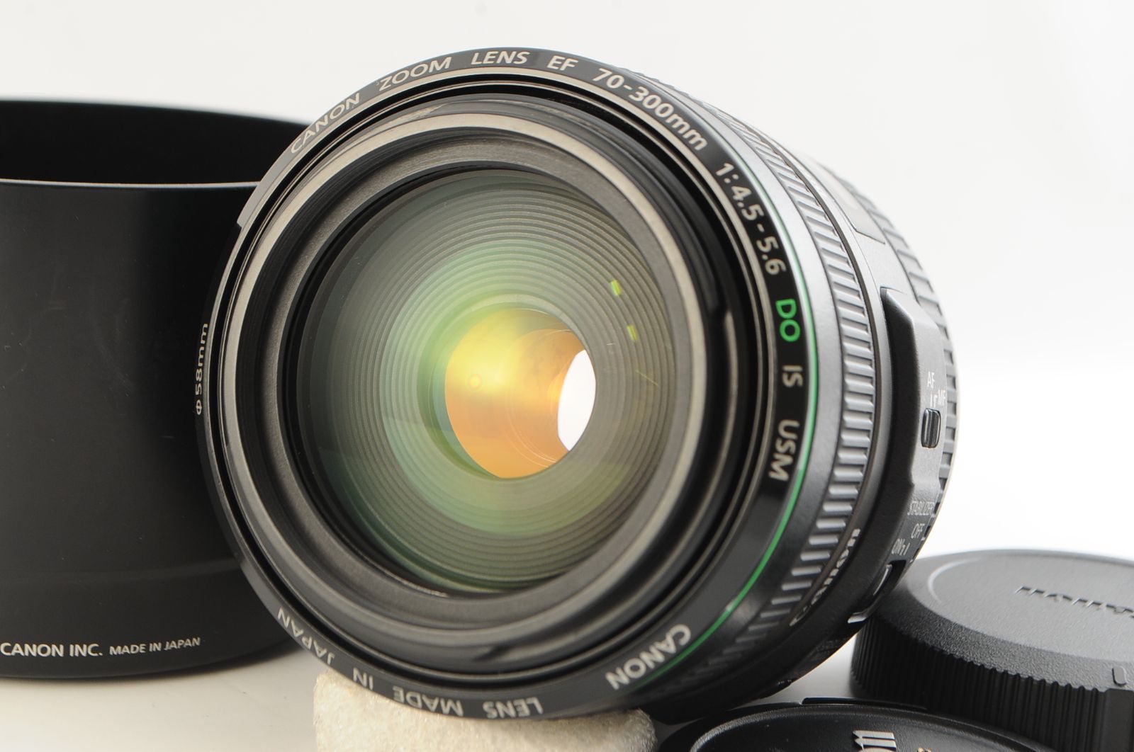 上 キヤノン Canon EF 70-300mm F4-5.6 DO IS USM クリアな光学 細かく動作 M012