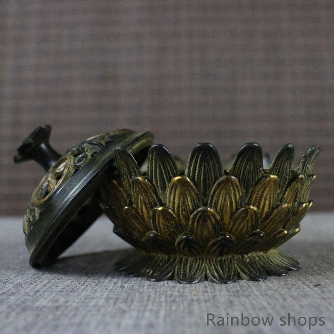 銅器 香炉 蓮華香炉 沈香檀香炉 香道具 装飾品 工芸品 置物 銅器 香炉 蓮華香炉 沈香檀香炉 香道具 装飾品 工芸品 置物