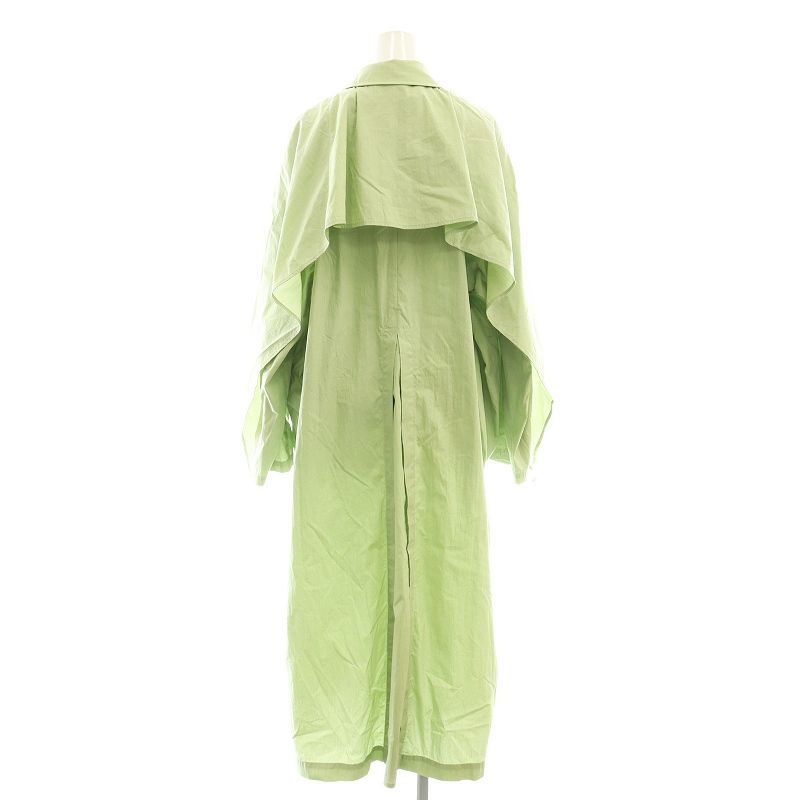 CLANE　BACK FRILL SINGLE COAT　コート　M　ブラック CLANE/クラネ】BACK FRILL SINGLE COAT/バックフリルシングル