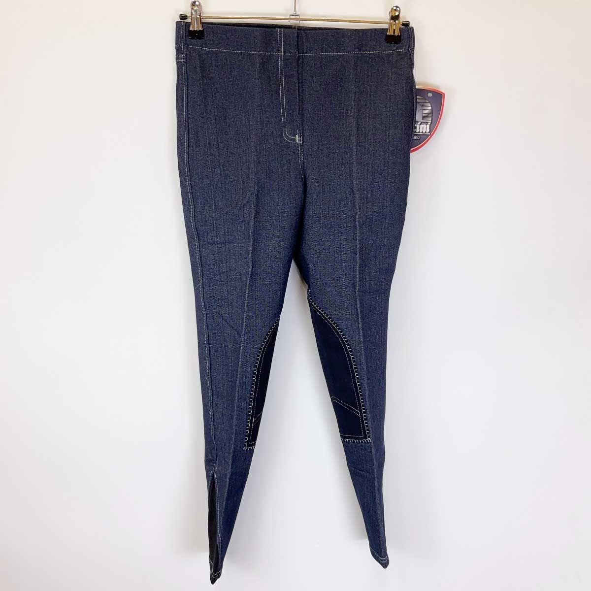 TATTINI PANTALONI デニム ストレッチ レギンス 44 レディース 乗馬 馬術