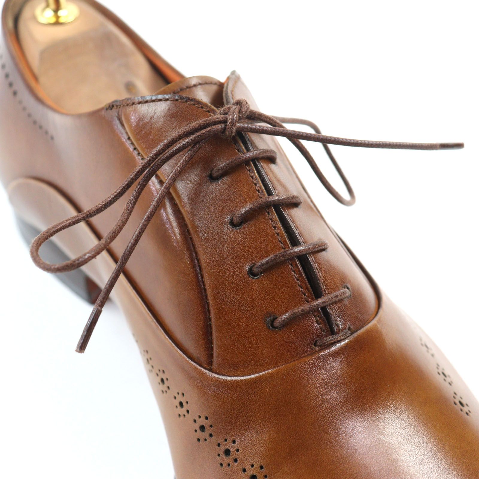 未使用品○Santoni サントーニ メダリオン ウィングチップ