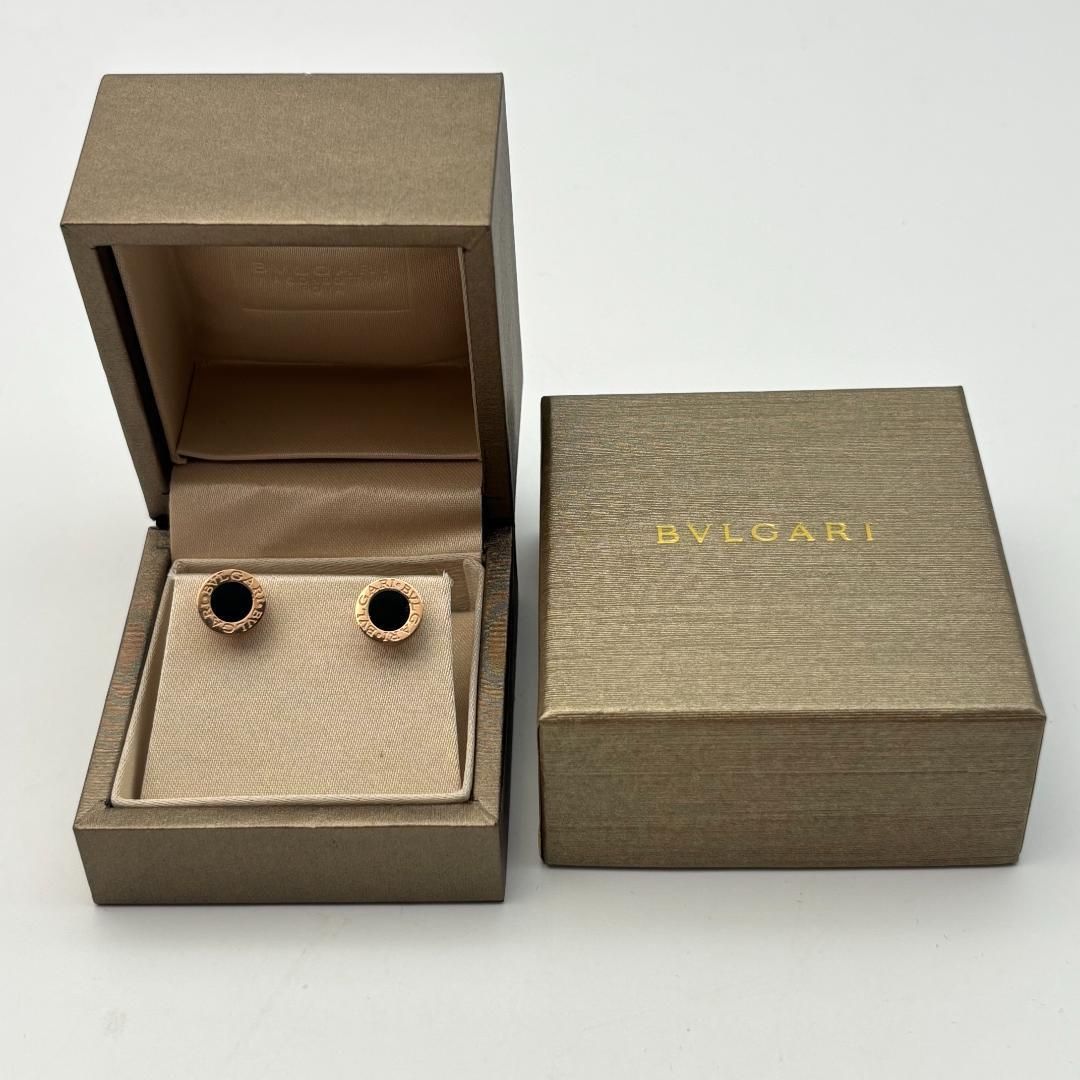 ?正規品?BVLGARI ロゴ入り ピアス 両耳用