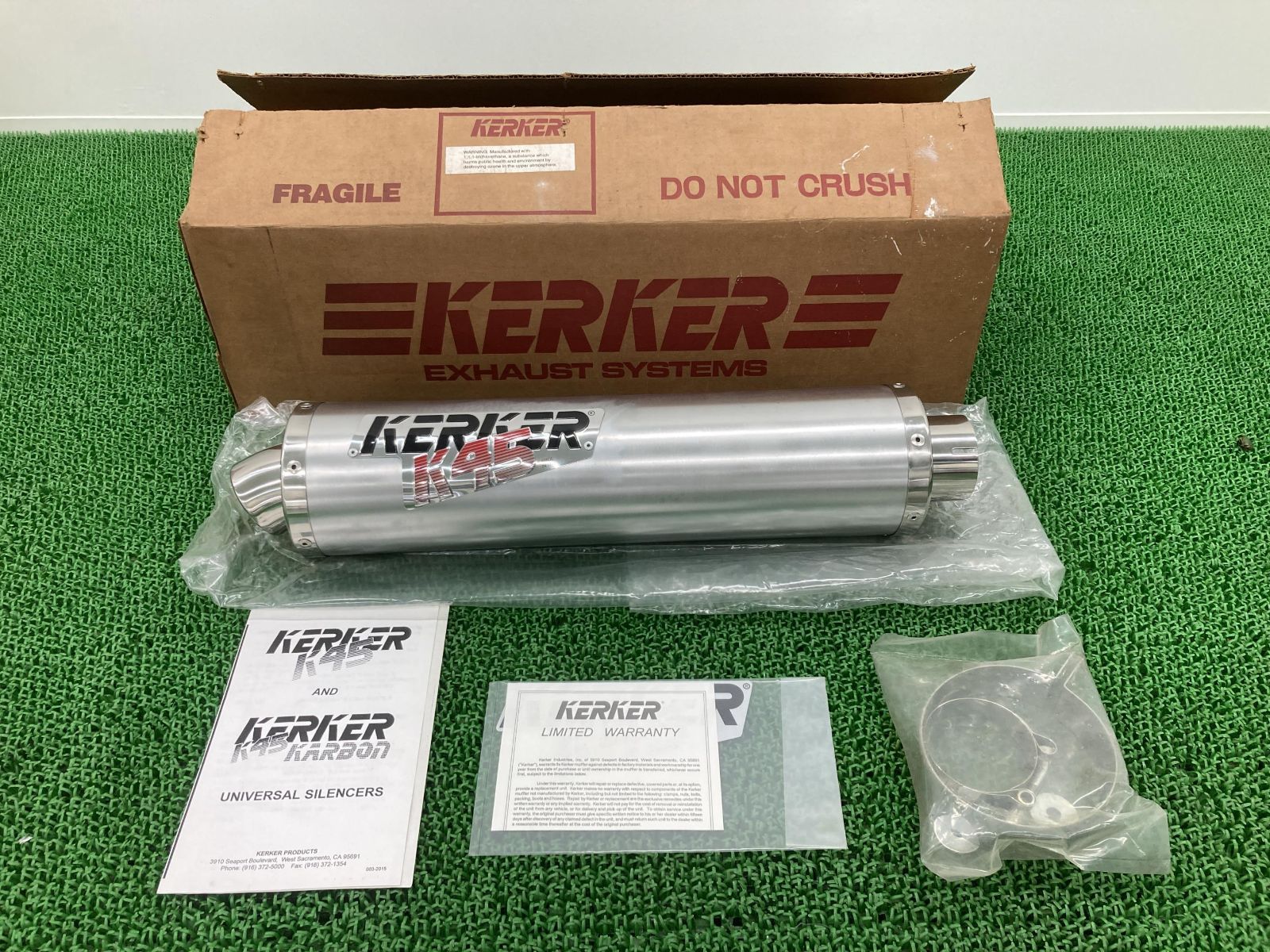 KERKER製 サイレンサーマフラー 151-20180 社外 新品 バイク 部品 K45