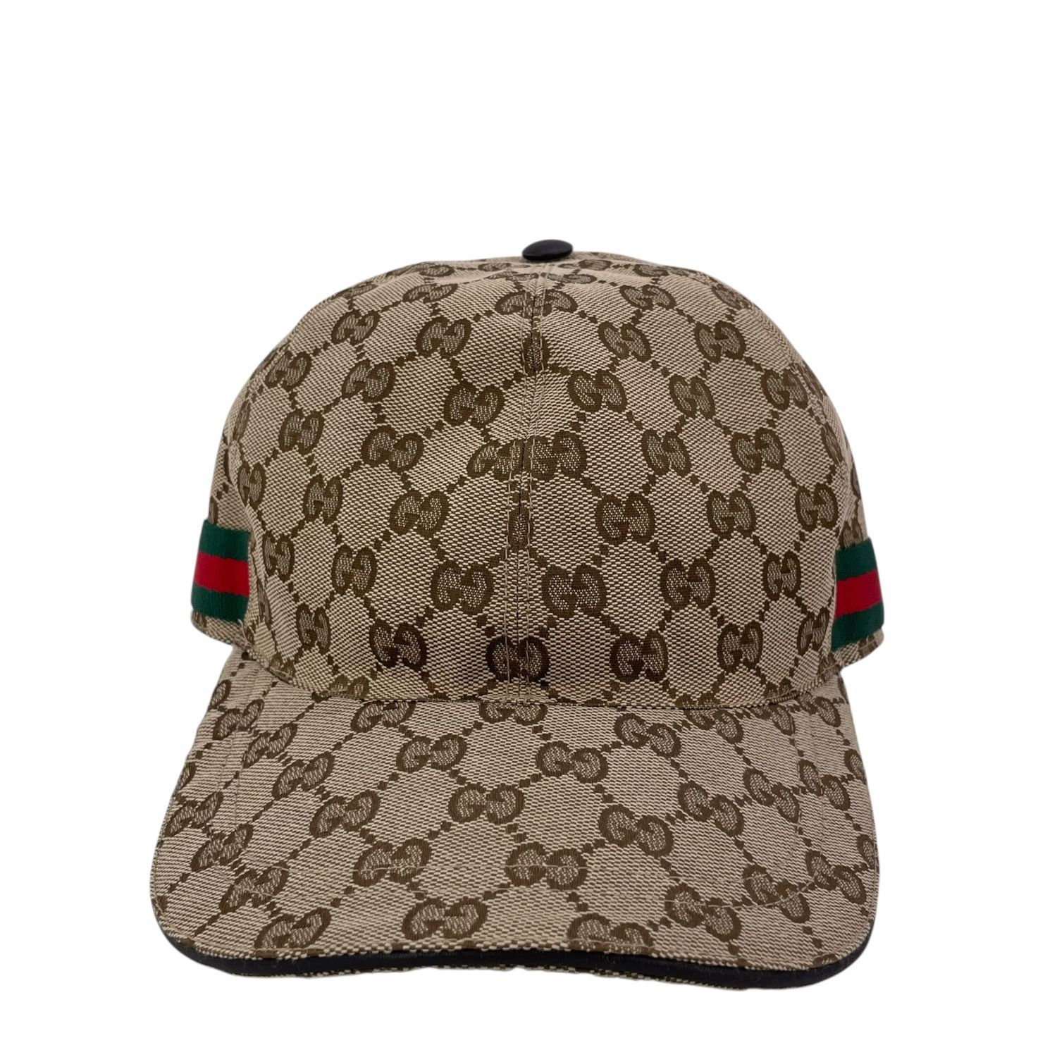 GUCCI グッチ GGキャンバス 200035 ベースボールキャップ ベージュ メンズ 25020167 KJ
