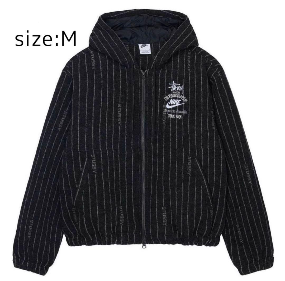 Nike x Stussy Striped Wool Jacket サイズ M （男女兼用）