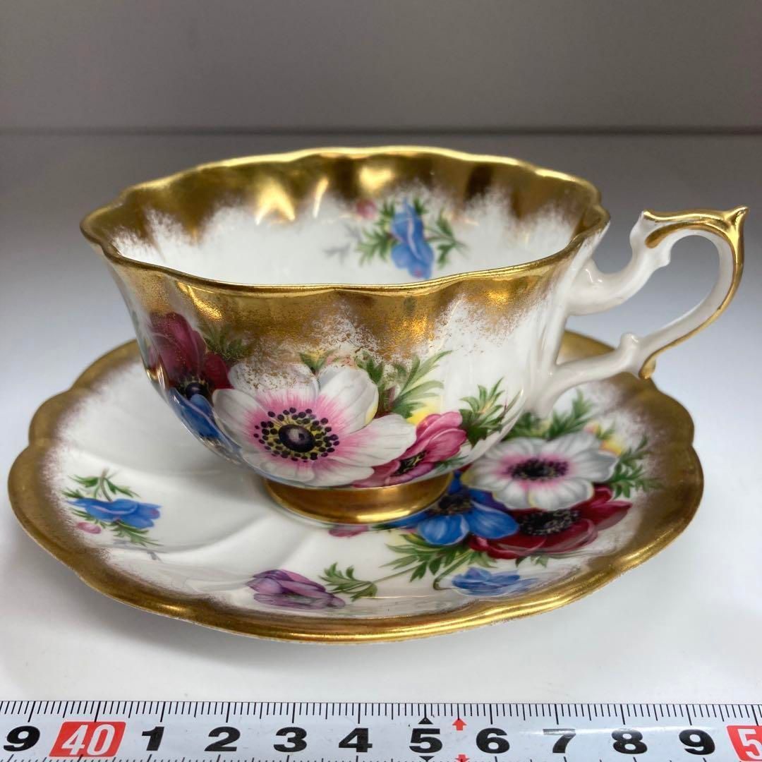 ロイヤルアルバート 品ゴールドプレスト カップ-ソーサー 東Y6-0111