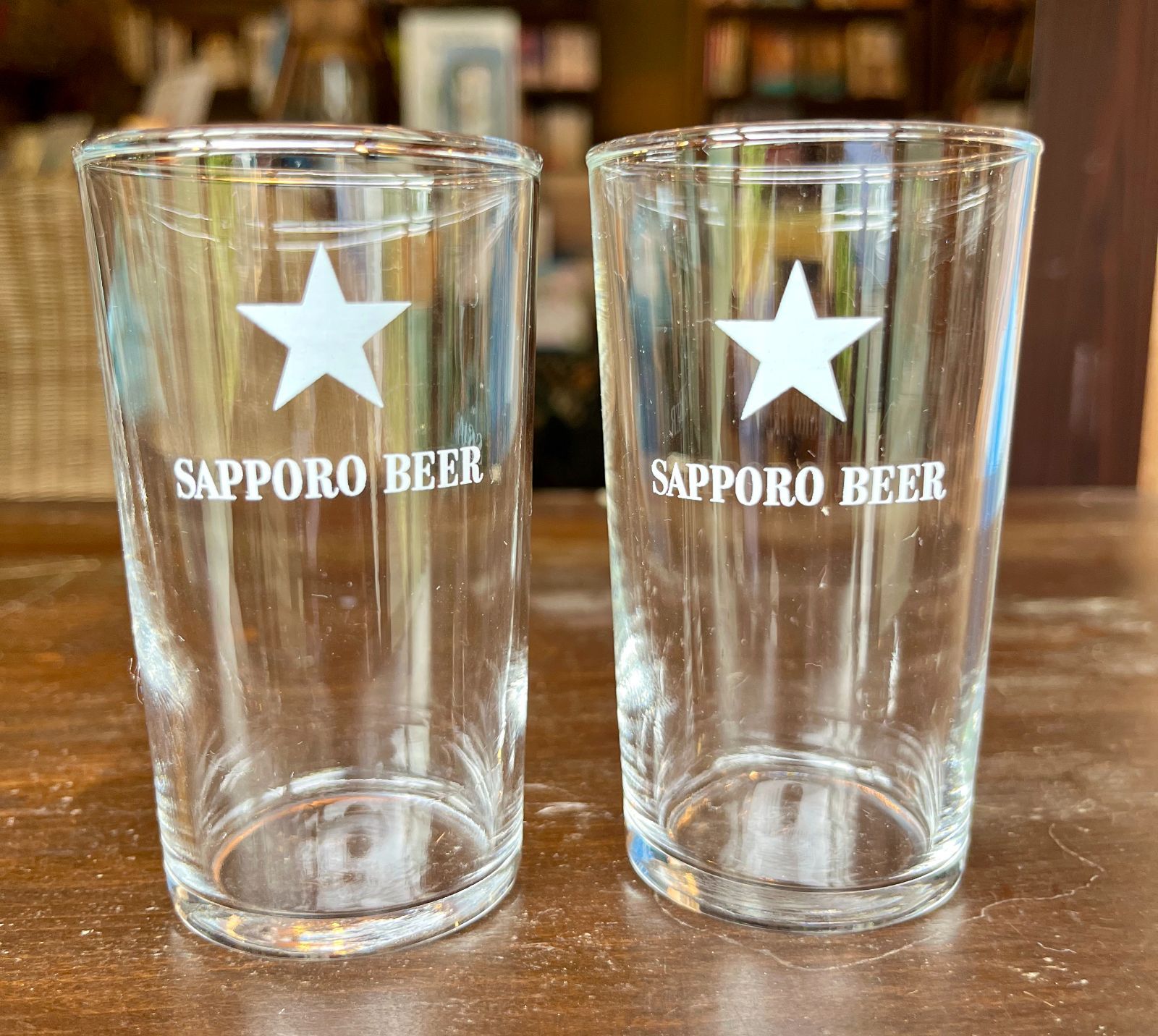 昭和レトロ】サッポロビールガラスコップ/3点セット/ビール