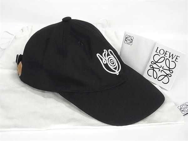 □新品同様□ LOEWE ロエベ ポリアミド×コットン×アクリル キャップ  