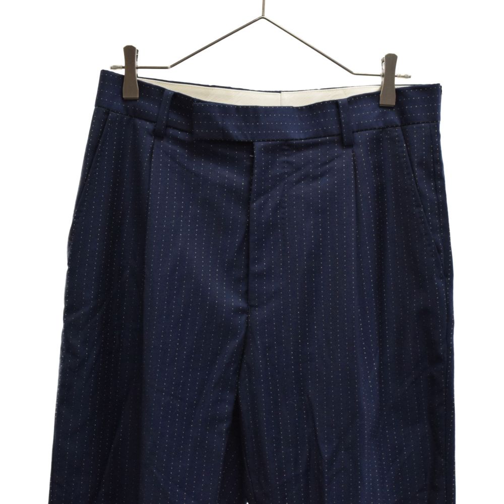ワコマリア×ドーメル/ラメストライプトラウザーズ/スラックス/センタープレス WACKO MARIA (ワコマリア) ×DORMEUIL PLEATED TROUSERS (TYPE-2