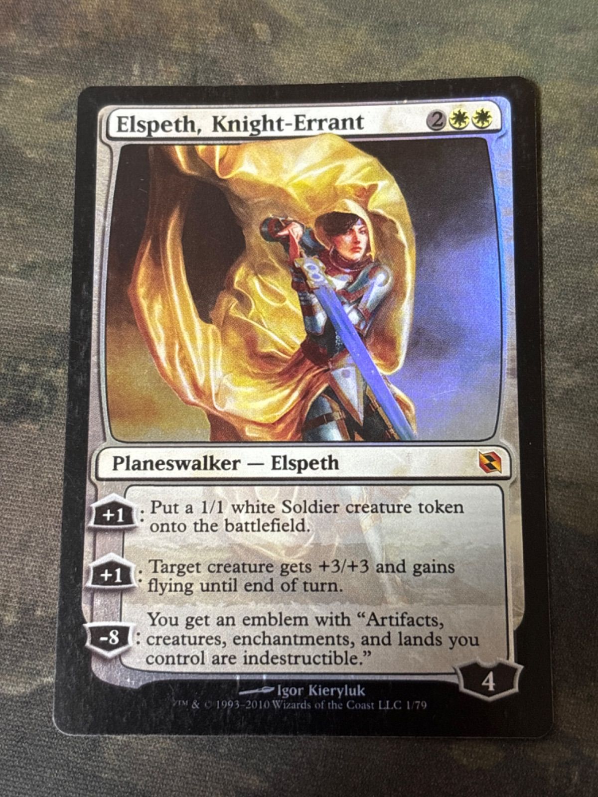 nv19 70 Foil 遍歴の騎士、エルズペス/Elspeth, Knight-Errant