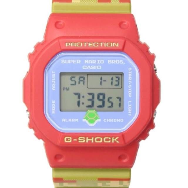 未使用 CASIO G-SHOCK Gショック DW-5600SMB-4JR スーパーマリオ