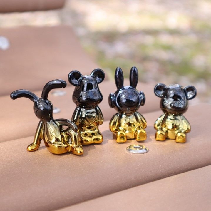 オブジェ クマ ウサギ インテリア 置物 ベアブリック 熊 兎 家の装飾