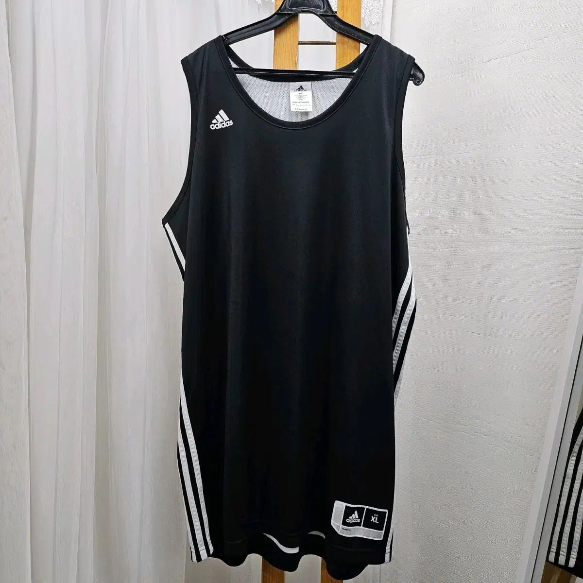 正規品，得価 adidas(アディダス) 3本線 ブラック バスケットボールスーツ XL その他