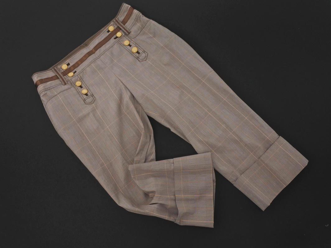 バーバリーブルーレーベルキュロパンsize36 BURBERRY バーバリー BLUE LABEL ブルーレーベル チェック
