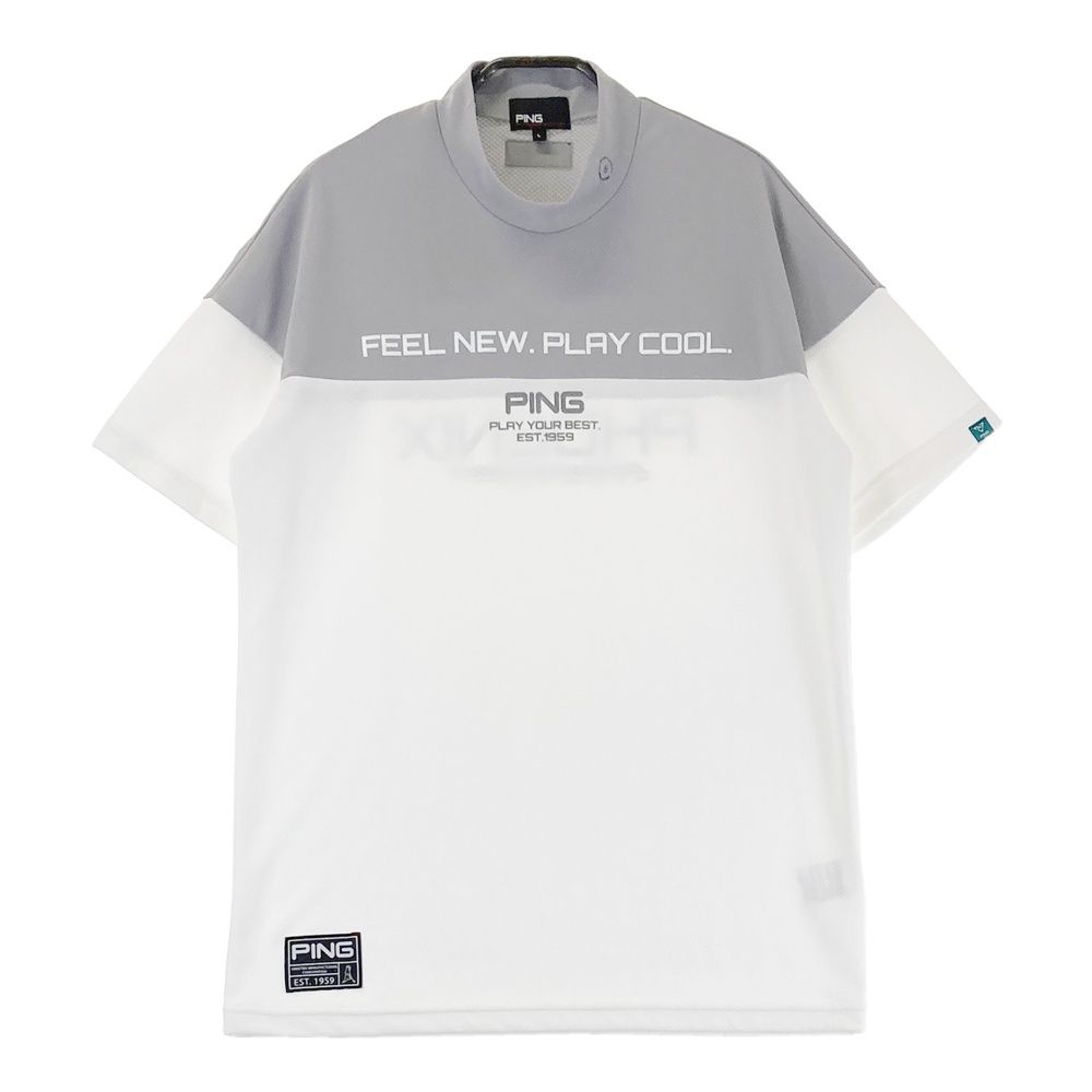 売れ筋・人気アイテム 商品 PING サイズ：L ピン 半袖Tシャツ ハイネック 2024年モデル メンズウェア