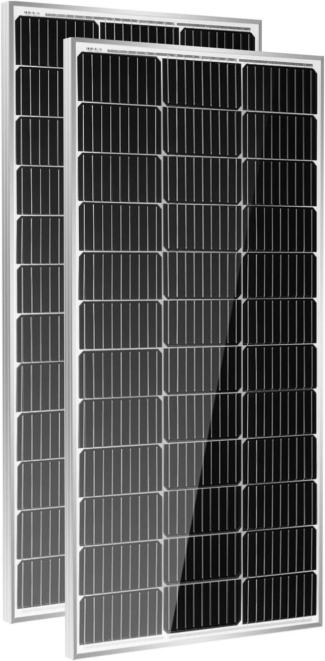 数量 キャラバン 屋根 船舶 PV電力 高効率バッテリー充電器モジュール RVおよびその他のオフグリッドアプリケーション用 ソーラーコネクター付き 単結晶 12V 200W ソーラーパネル HQST