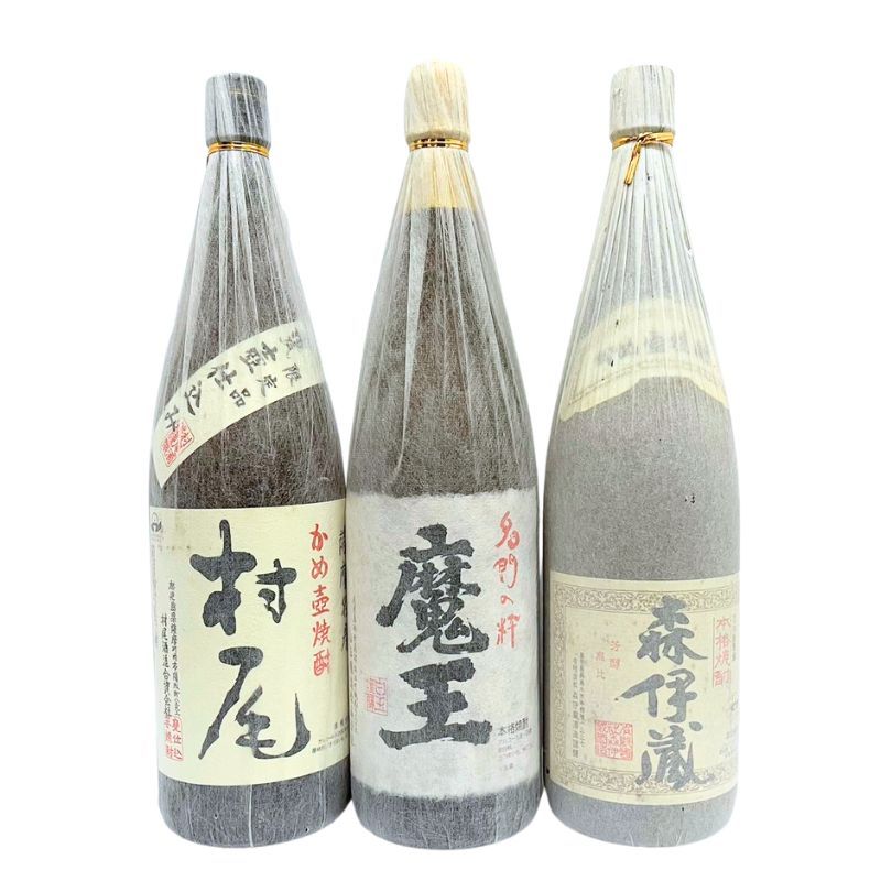 芋焼酎 3M 魔王 森伊蔵 村尾 1800ml プレミア焼酎-