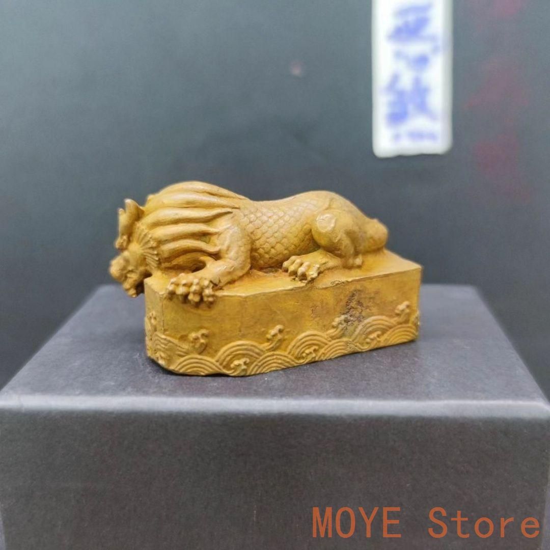 銅製 瑞獣 水獣 避水獣 招財 茶寵 文鎮 文房具 工芸品 置物zw0829