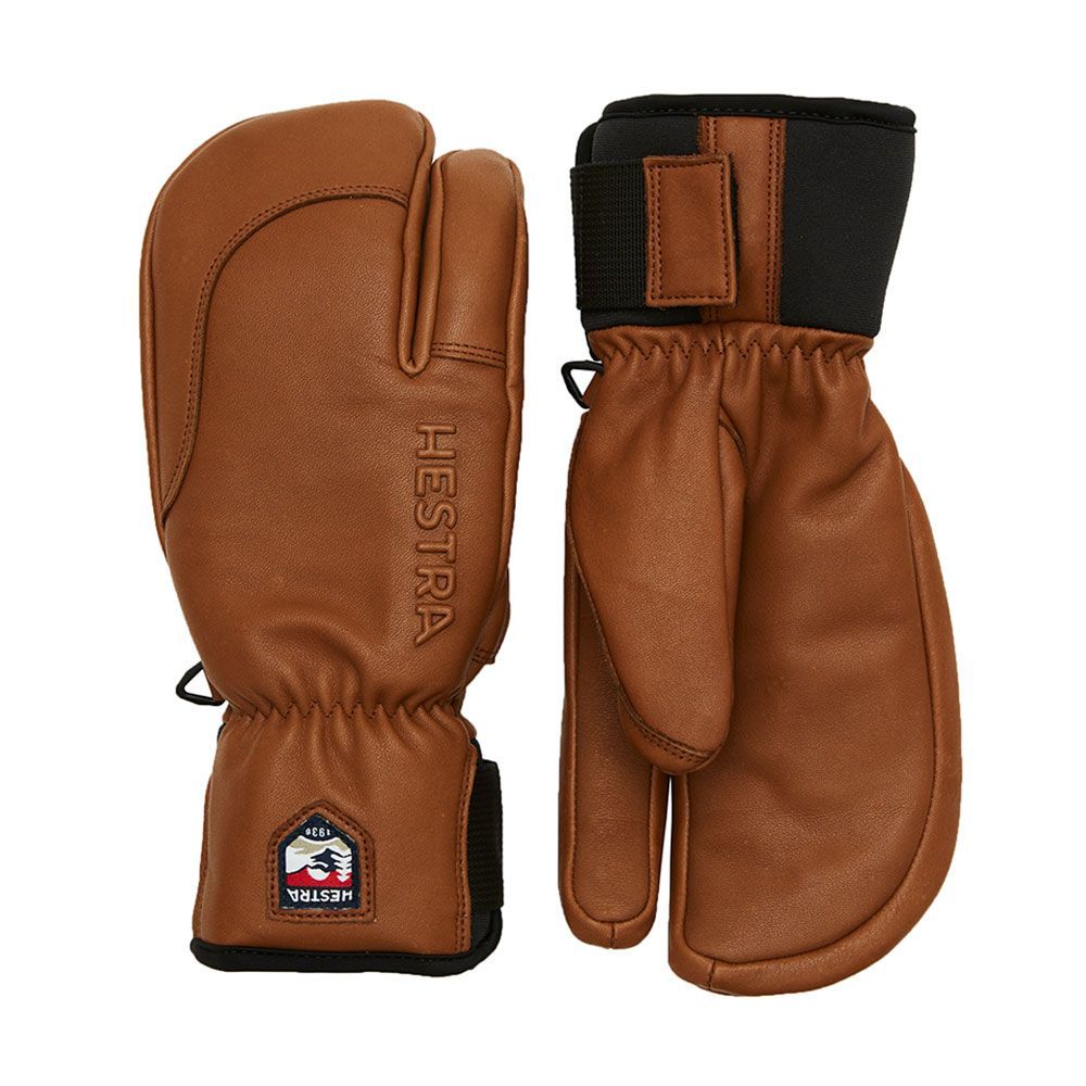 24-25 HESTRA ヘストラ グローブ TOPO 3-FINGER / Brown サイズ4