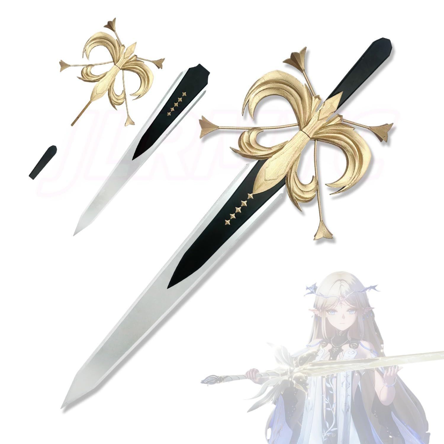 ♥ 鳴潮カルテジアコスプレ道具 剣 武器 Cartethyiaコスプレ 神?剣 高還元度 フルールドリスコスプレ 鳴潮コスプレコスチューム ♥ BJ0930ML04 ハロウィン