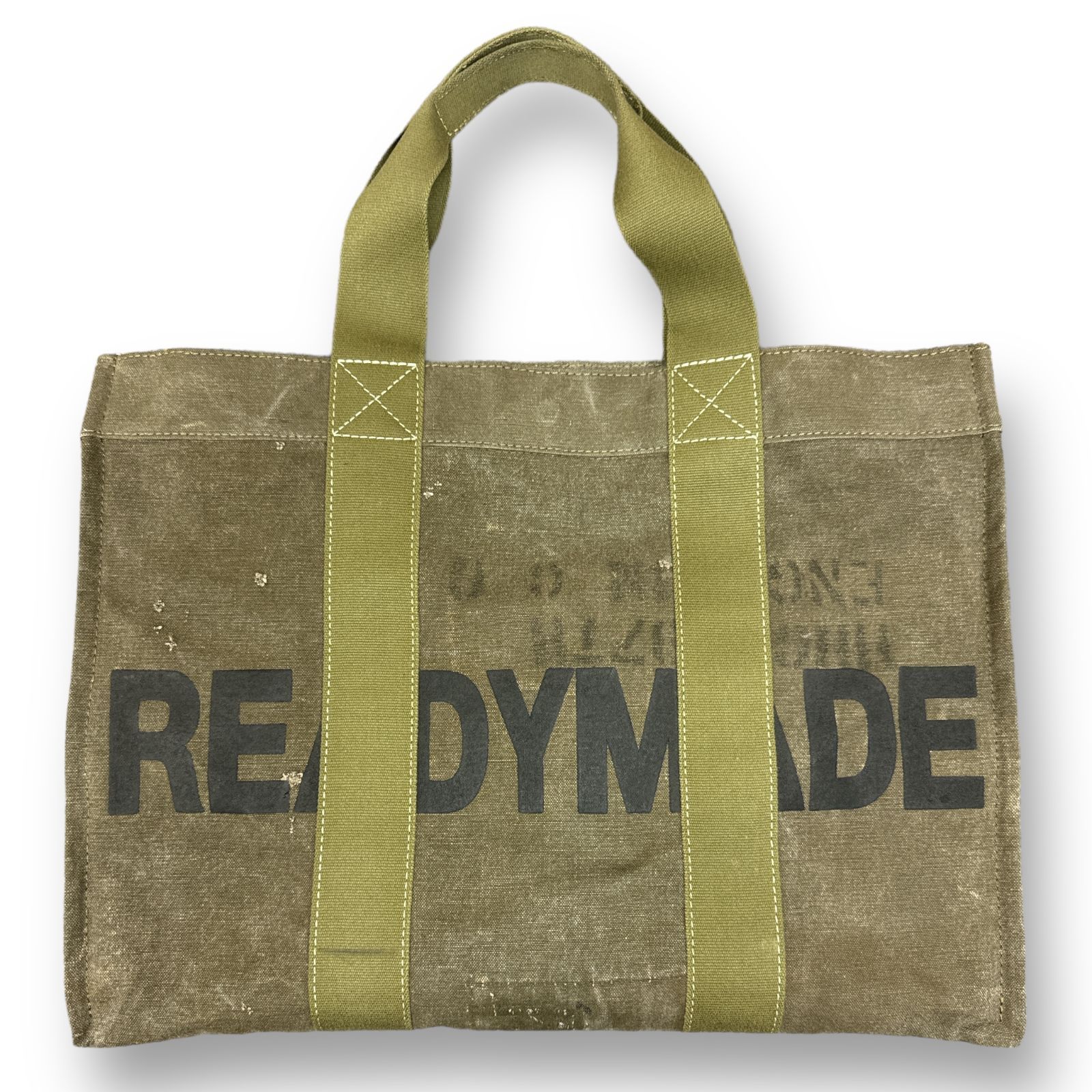 READY MADE EASY TOTE LARGE イージートートラージ トートバッグ ハンドバッグ レディメイド カーキ 74597A6