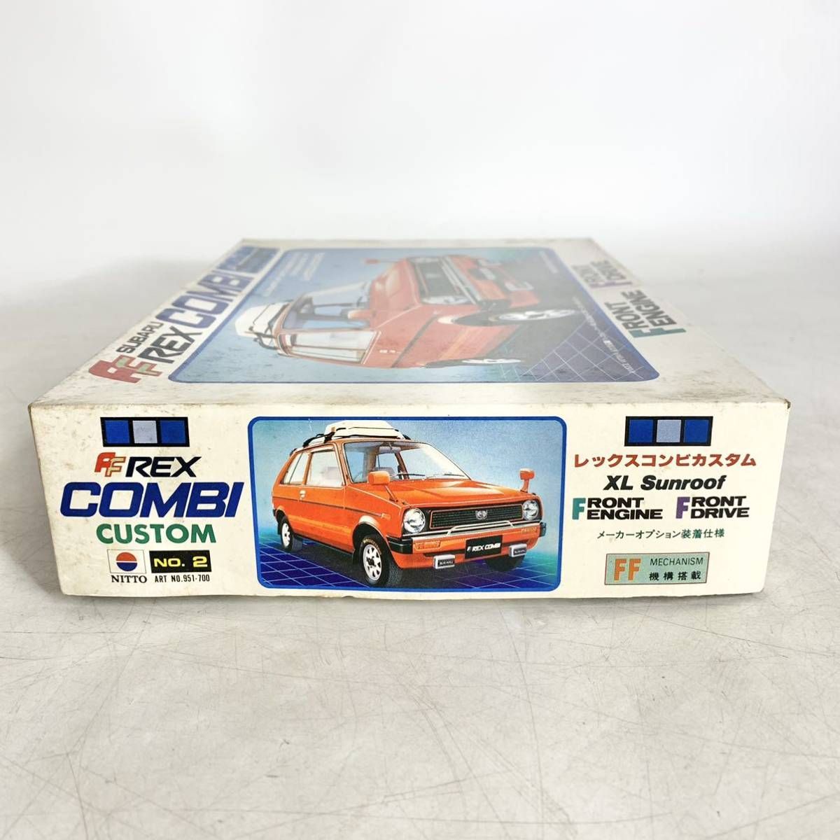 未組立 ニットー NITTO 1/24 レックスコンビカスタム FF SUBARU REX