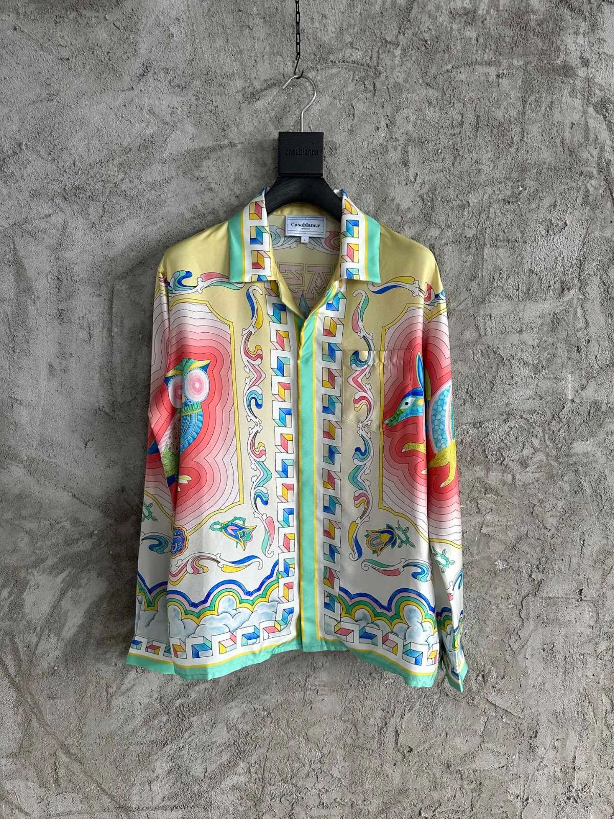 CASABLANCA 2023SS Souvenir silk shirt