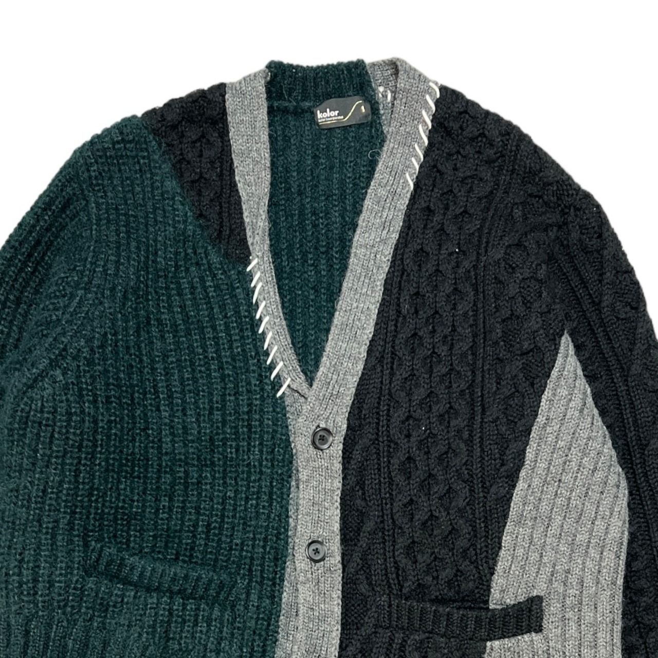 Kolor 20AW Docking Knit Cardigan - メルカリ