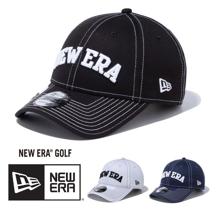 ゴルフ キャップ メンズ レディース NEWERA GOLF ニューエラ 帽子 940 ON Par アーチロゴ ホワイト ブラック メンズ 春 夏 春夏