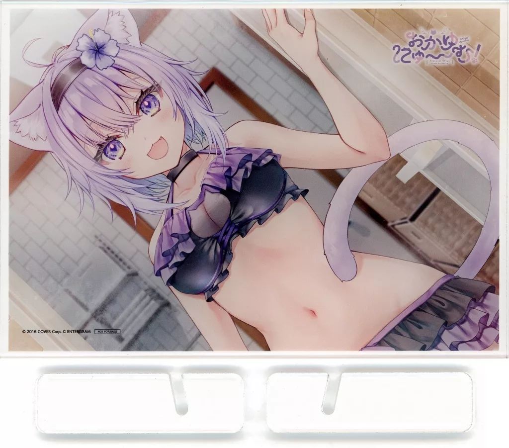 [Used] Acrylic Stand/Acrylic Panel Nekomata Okayu B6 Acrylic Panel “PC/Switch Soft Rice Porridge! “Complete Limited Edition” Surugaya Purchase Bonus