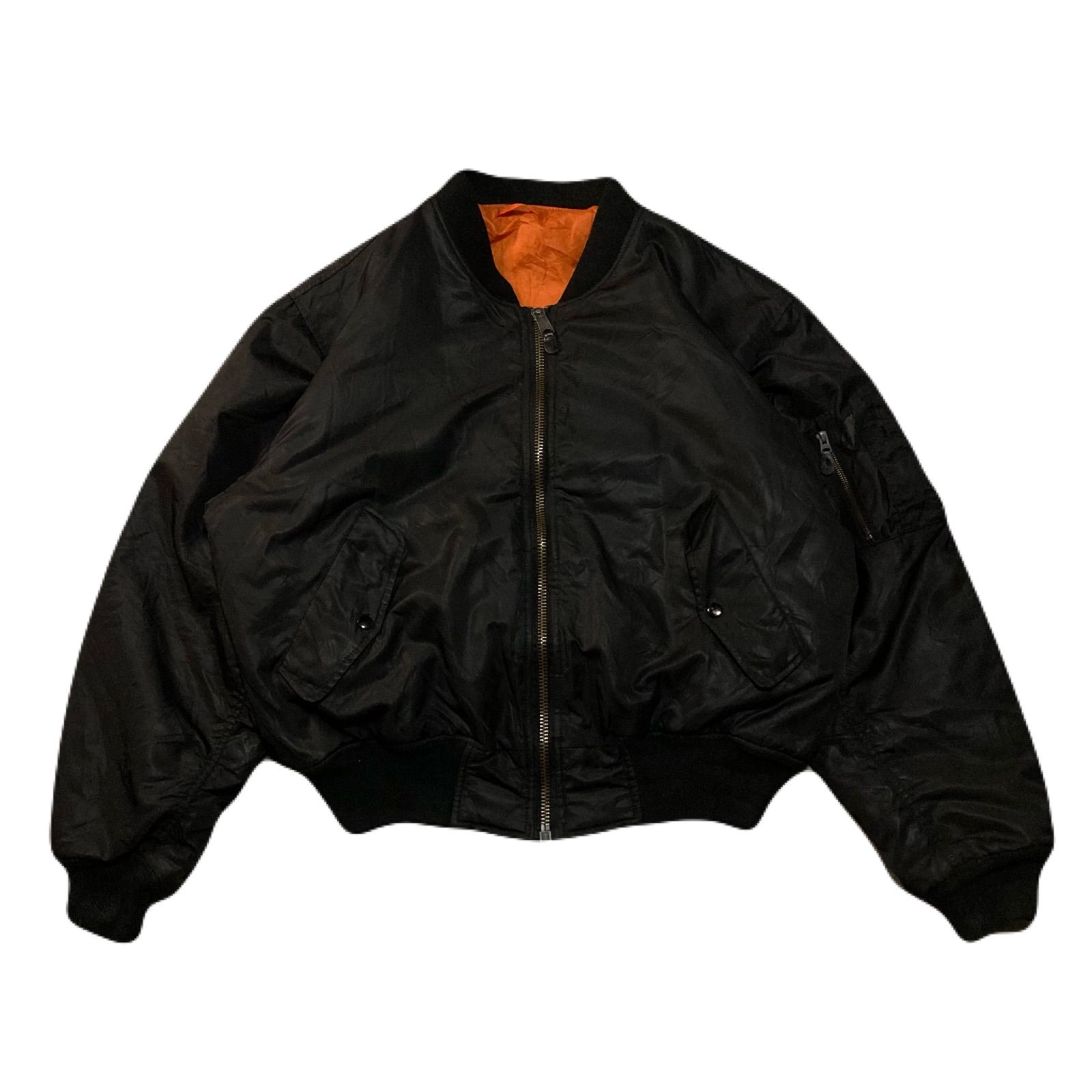 flight jacket MA-1 vintage 短丈ジャケット 90s vintage】A-2
