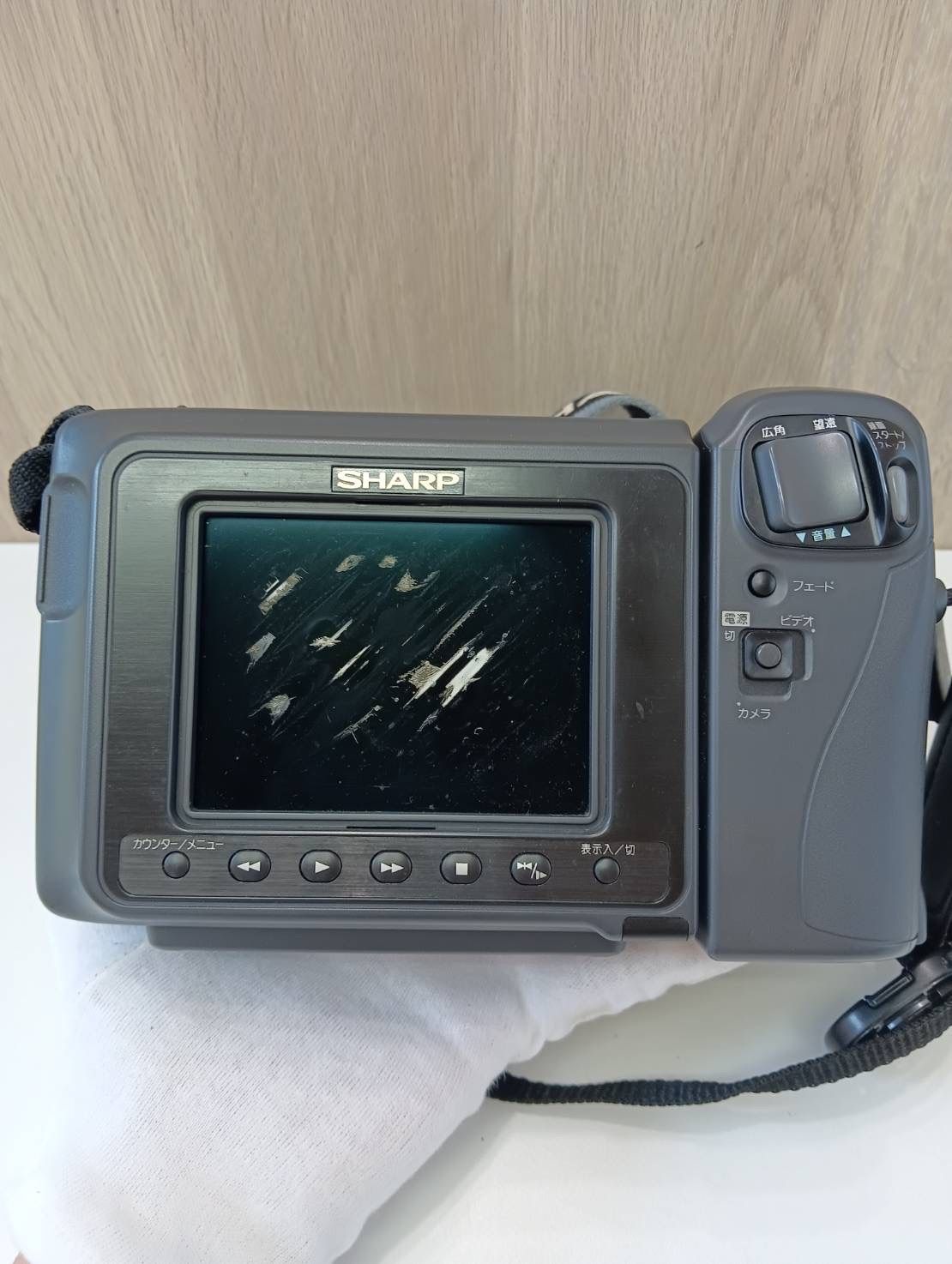 SHARP Video8 ビデオカメラ　VL-EL430 動作OK！☆シャープの液晶8ミリビデオカメラ・VL-EL430 - メルカリ