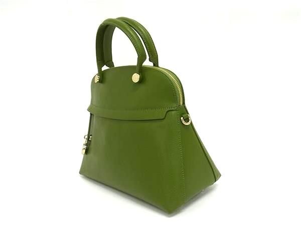 未使用級✨フルラ FURLAトートバッグ ショルダー2WAY グリーンA4対応 FURLA フルラ バッグ レディース ショルダーバッグ トートバッグ