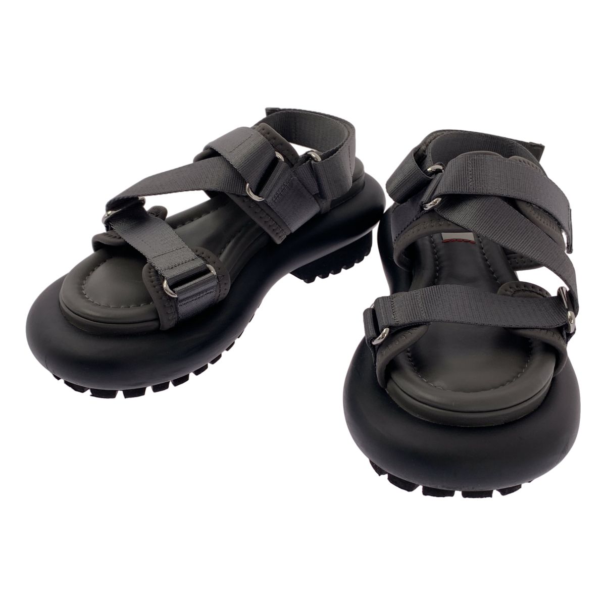 ENFOLD | エンフォルド | 2025AW | TUBE-SOLE SANDAL チューブソール サンダル | 36 | ブラック | グレー | レディース