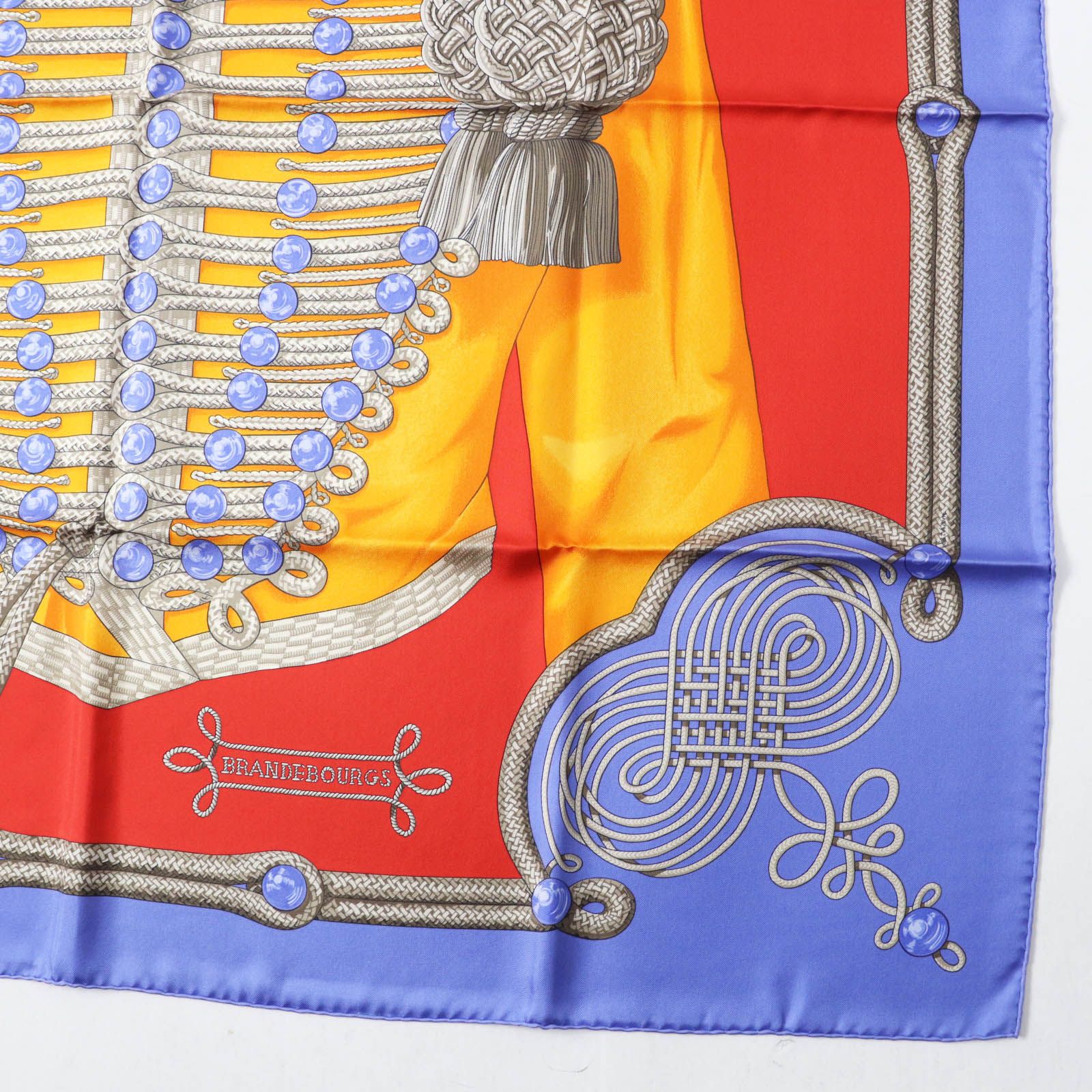 未使用品◎HERMES エルメス カレ90 Galons et Brandebourgs 飾緒と