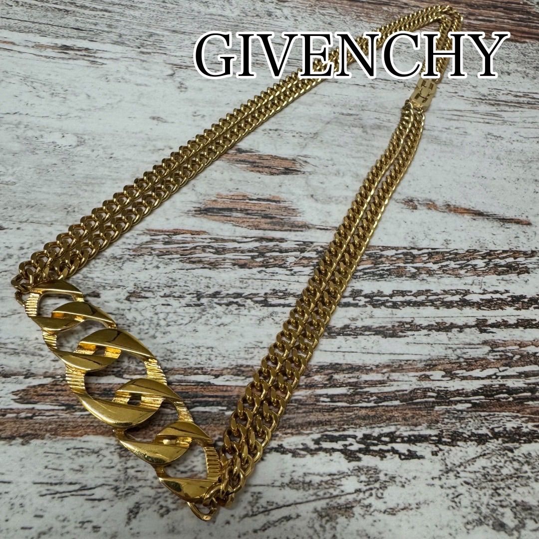 極美品★GIVENCHY ジバンシー ネックレス ゴールド 喜平 ロング 重厚感 GIVENCHY(ジバンシィ) / GIVENCHY/ネックレス/ゴールド/トップ無