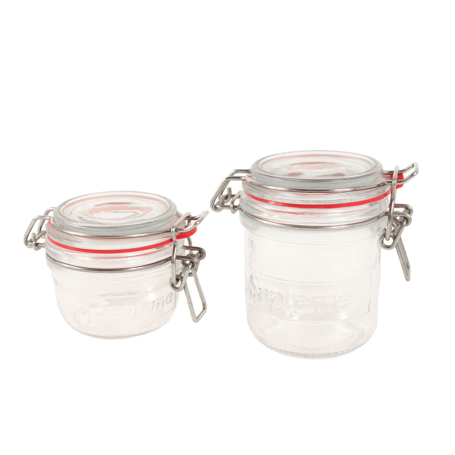 美品 Supreme シュプリーム ジャーセット / ガラス瓶 Jar Set クリア ファッション インテリア 雑貨 小物【メンズ】