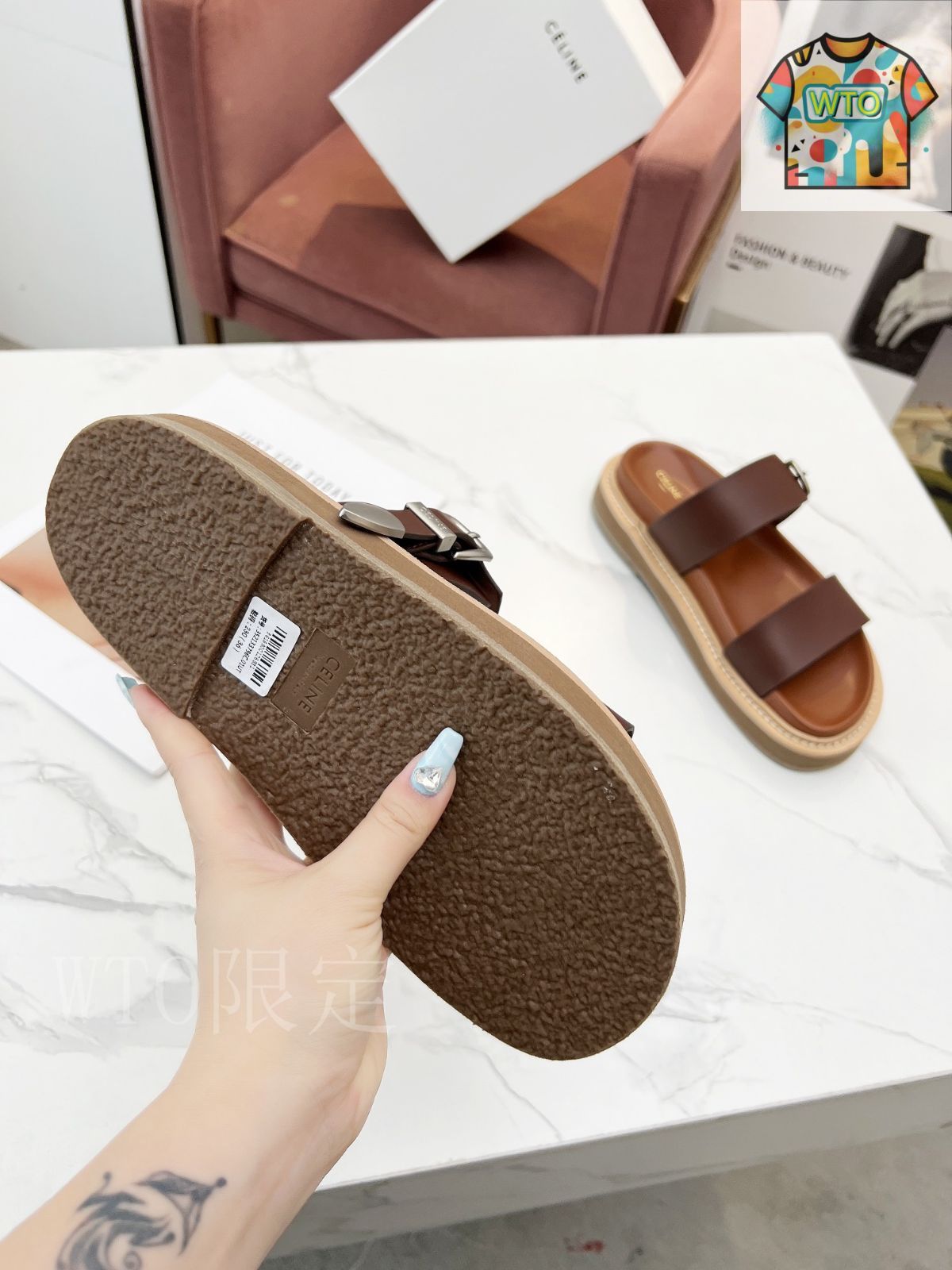 CELINE セリーヌ サンダル04-1 - メルカリ