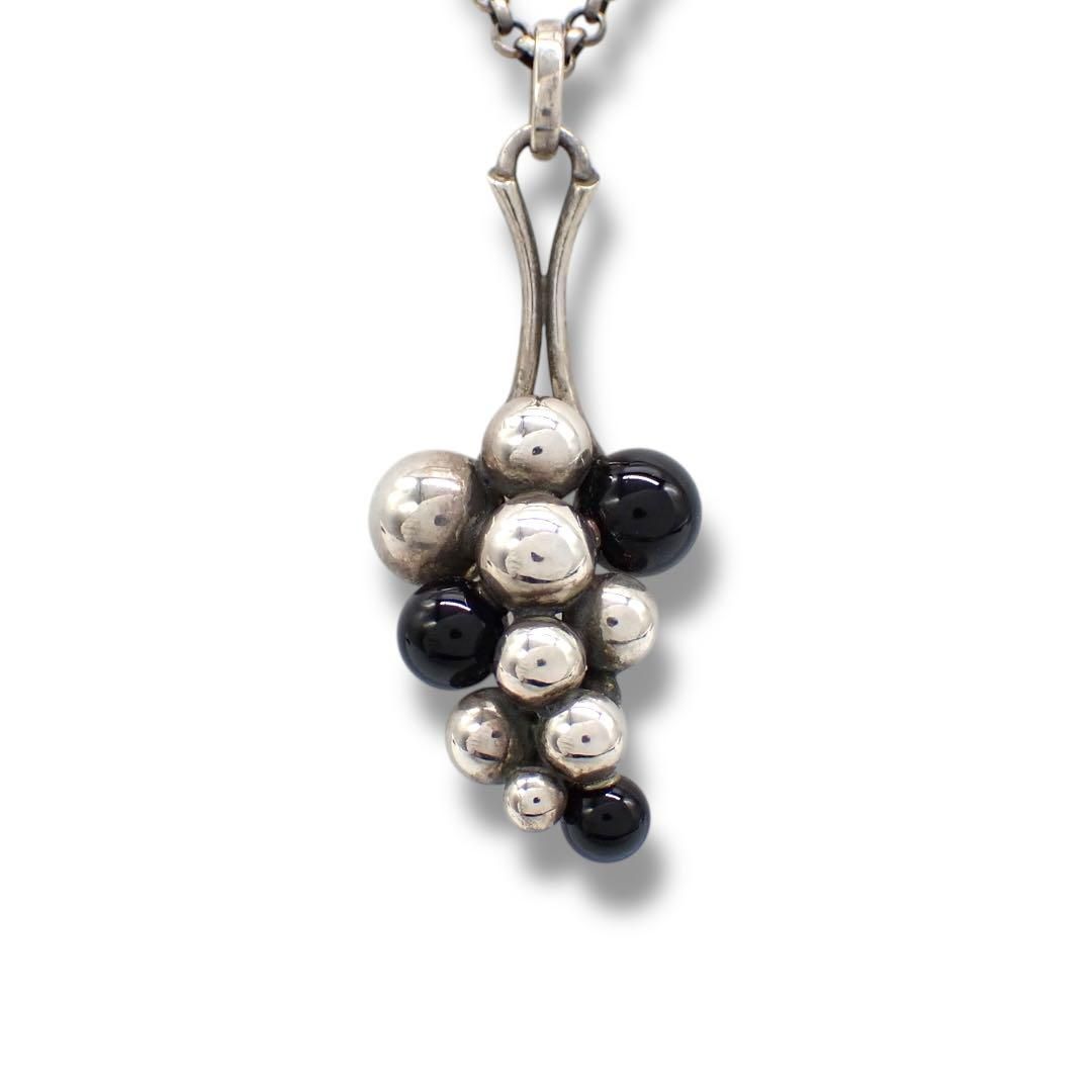 ジョージジェンセン ムーンライトグレープ オニキス ネックレス 925