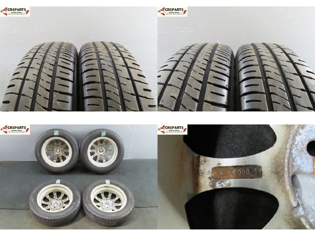 ウェッズ JOKER 13×4J 45 ホイール 4本セット オンロード ダンロップ エナセーブ EC204 タイヤ付 No T255 FFCRYSTALESIA_COM