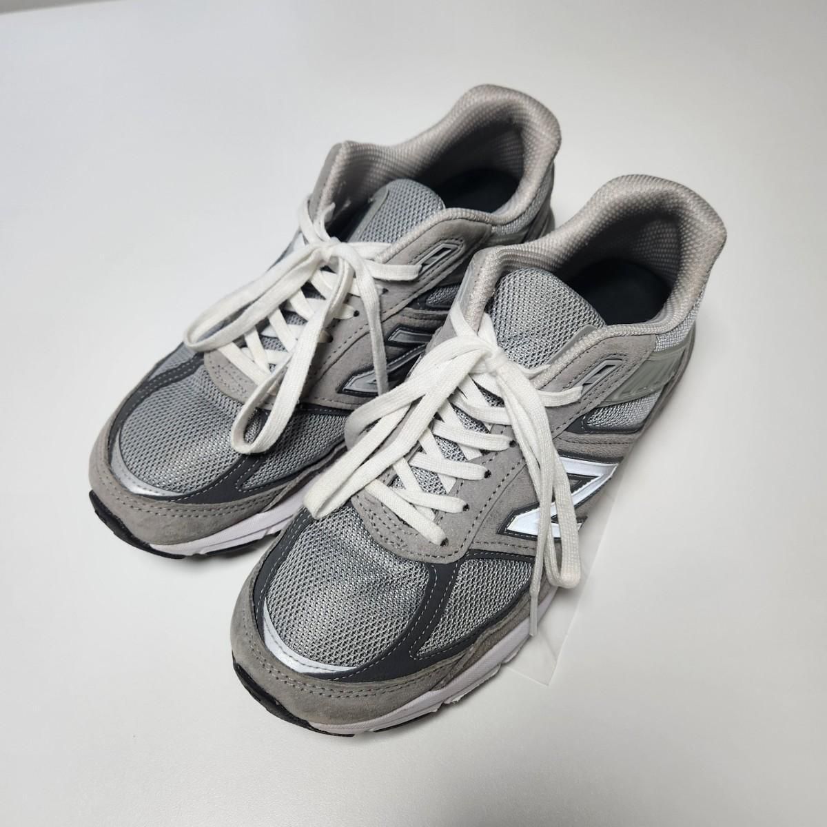 Bunjang商品韓国直送】New Balance(ニューバランス) 990v5 グレー 270 ...