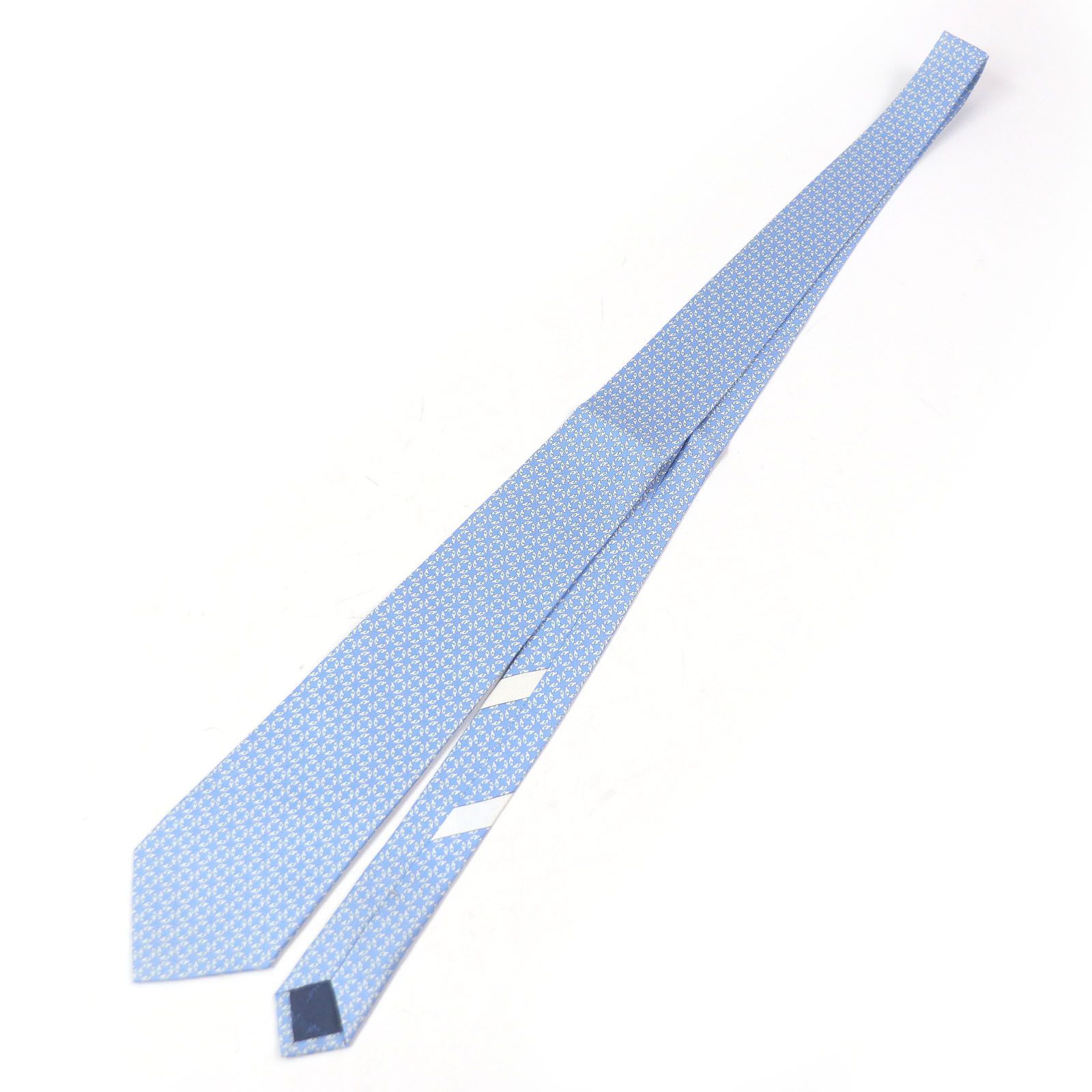 未使用品□Salvatore Ferragamo サルヴァトーレフェラガモ シルク100  